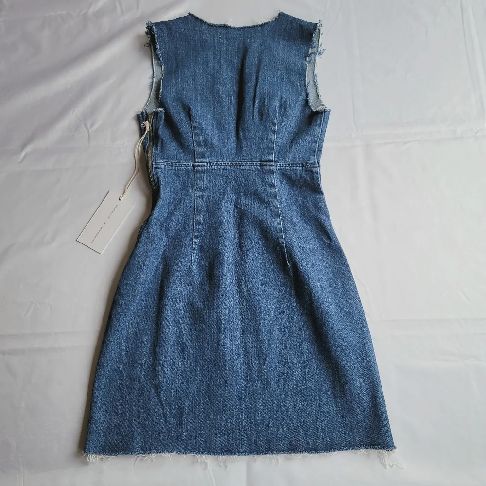NWT GRLFRND "Estelle" Denim Dress - size XS - Picture 5 of 10